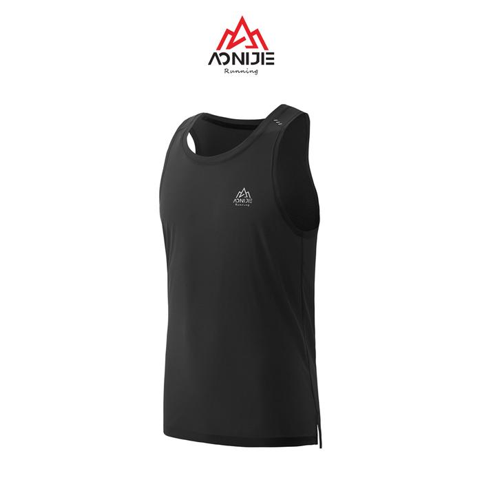 Gambar Aonijie FM5126 Running Sleeveless Tank Top - Baju lari Pria - BLACK - XL dari Aonijie Indonesia undefined Tokopedia