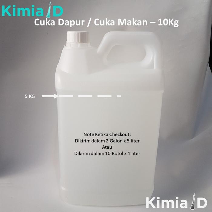 Gambar Cuka Dapur 10 Kg Vinegar Cuka Makan Asam Cuka 98% Cuka Food Grade dari jakartakimia undefined Tokopedia