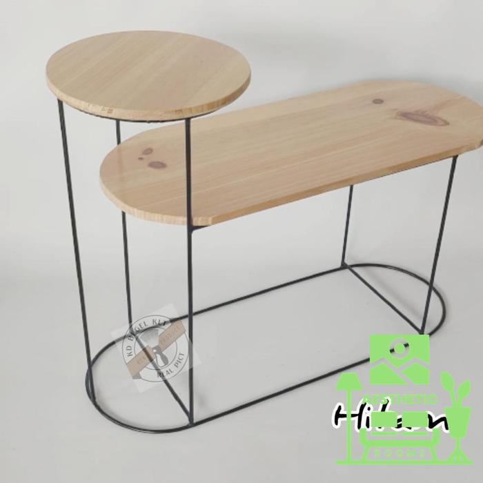 Gambar Limited meja stool susun tangga | meja stool | meja minimalis - Hitam dari Aesthetic Rooms undefined Tokopedia