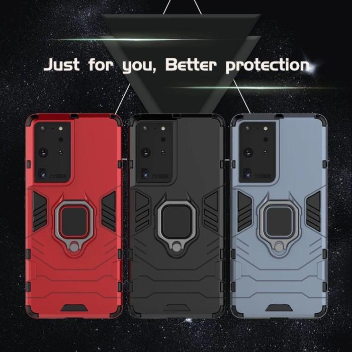 Gambar SAMSUNG GALAXY S21 ULTRA CASE TRANSFORMER RING HARD STANDING COVER TPU - SAM S21 ULTRA, HITAM. dari Original Shop Nillkin Kota Administrasi Jakarta Pusat Tokopedia