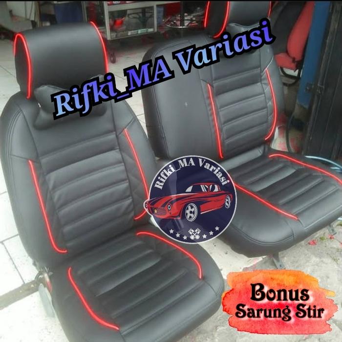 Gambar Cover jok mobil Toyota Hilux single cabin / Sarung jok mobil Hilux - Merah, Triton single dari Rifki MA Variasi undefined Tokopedia