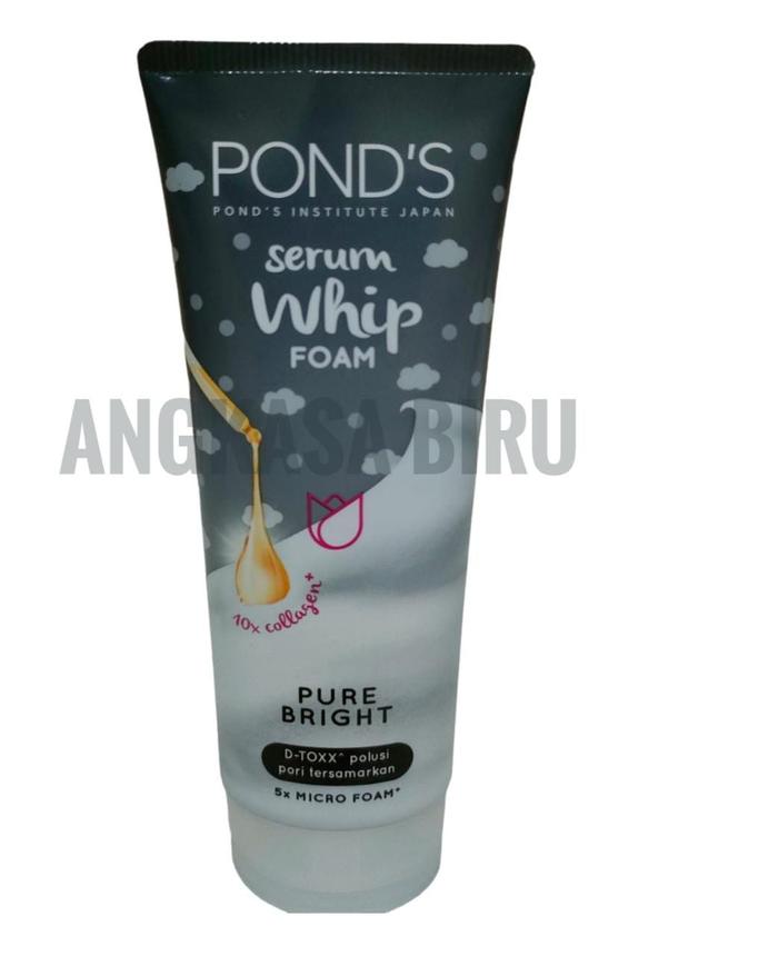Gambar ponds facial foam 100gr - whip pure dari lautan biru undefined Tokopedia
