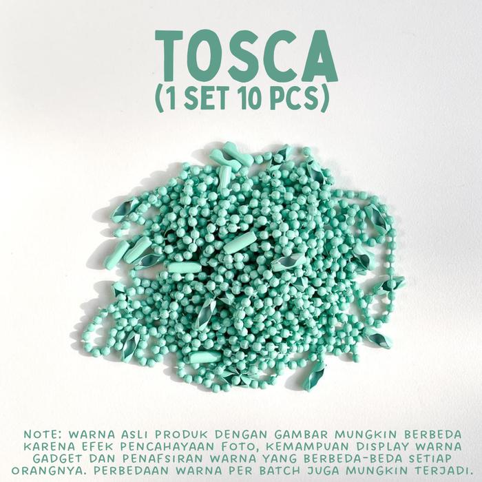 Gambar Rantai Biji Lada Merica Warna [10 PCS] / Keychain DIY Gantungan Kunci - Tosca dari bibimcat undefined Tokopedia