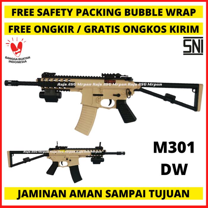 Gambar Mainan Tembak Tembakan Senapan Pistol Kokang Dcobra BISON M301 Desert dari Mr pan undefined Tokopedia