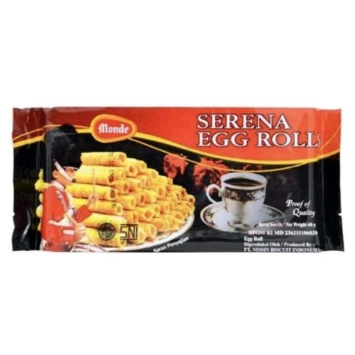 Gambar Monde Egg Roll 70gr - Egg Rolls Original / Chocolate / Pandan - Original 60gr dari sertamart undefined Tokopedia