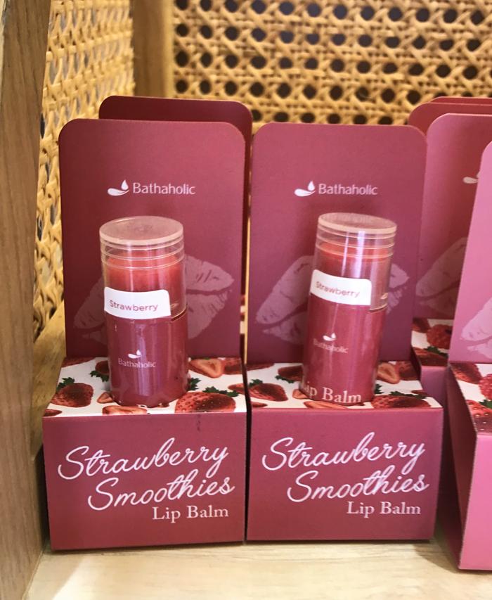 Gambar Bathaholic Lip Balm Pelembap Bibir Mixed Berries Berry Strawberry - Strawberry dari Nerie shop grace jastip undefined Tokopedia
