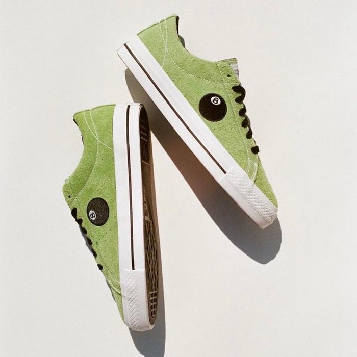 Green One Star X Stussy Stussy X Converse One Star Shoes