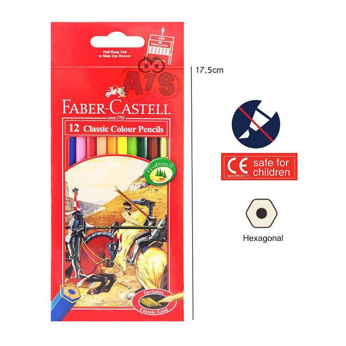 Gambar Pensil Warna Faber Castell - Alat Tulis Senang - 12 Warna dari Alat Tulis Senang undefined Tokopedia