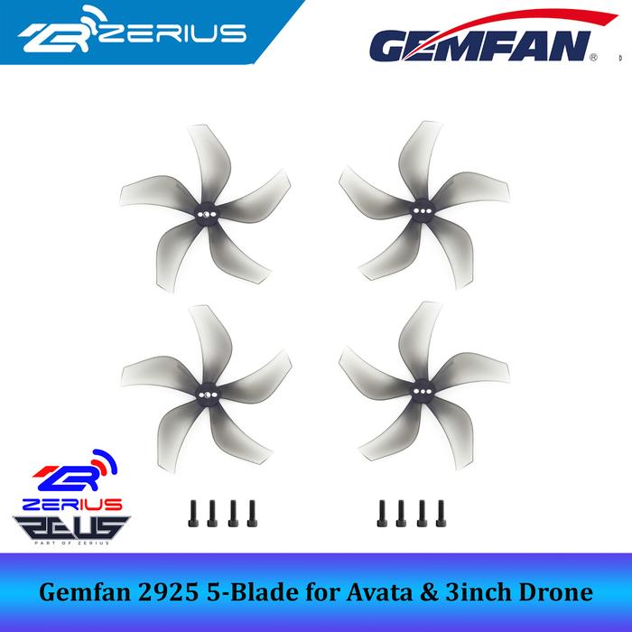 Gambar Gemfan 2925 5-Blade Avata Propeller, 3inch Cinewhoop Propeller - Clear Gray dari Zerius undefined Tokopedia