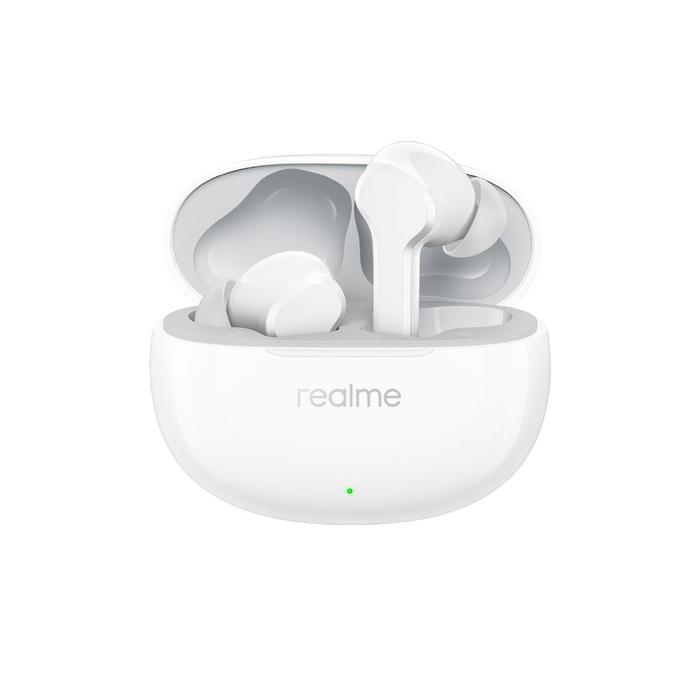Gambar Realme Buds T100 28 jam playback & Ai Enc Garansi Resmi - Putih dari HQQ CELL undefined Tokopedia