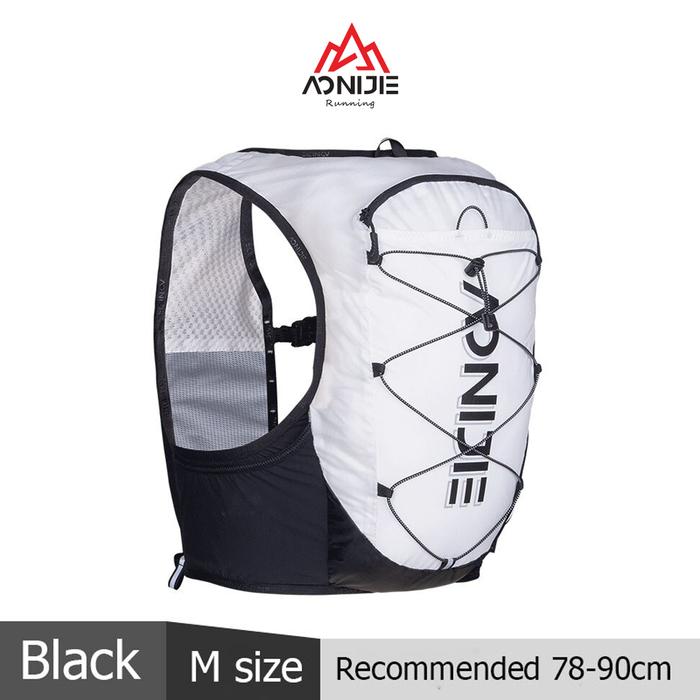 Gambar Aonijie Hydration Backpack Vest C9108S - 10L Trail Running - BLACK - M dari Aonijie Indonesia undefined Tokopedia