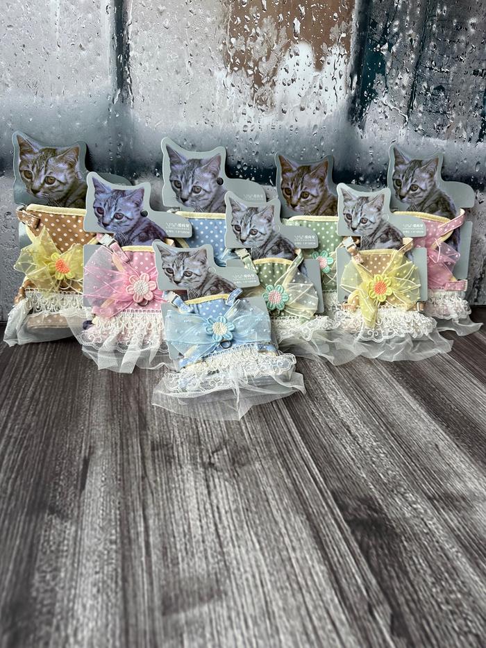 Gambar Tali Harnes dada cat&dog kecil dengan renda cantik import bagus SIZE S - YELLOW dari Biquin Meetpuff shop undefined Tokopedia