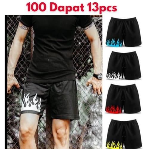 Gambar Grosir Celana Pendek Boxer Motif Api Unisex Pria Wanita - Paket 13 pcs, L dari Alfath Colection undefined Tokopedia