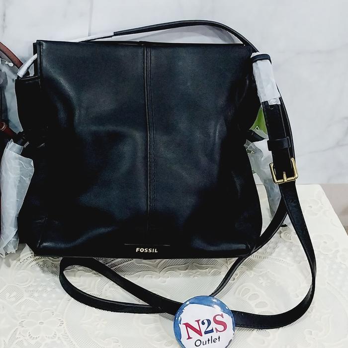 Gambar fossil tas wanita FS 14/15 rayna crossbody original black & brown - FS 14 black dari N2S Outlet undefined Tokopedia