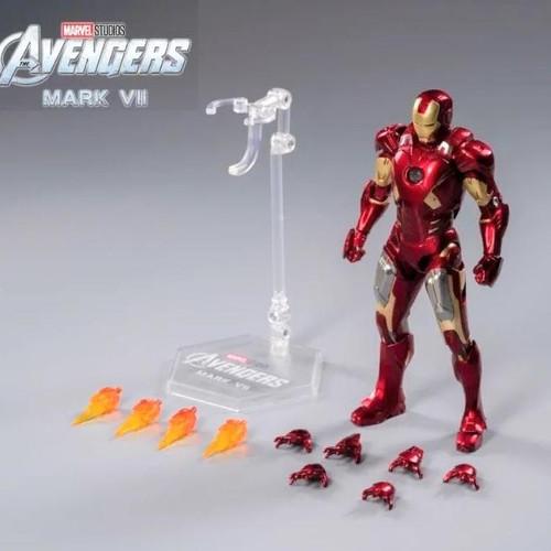 Gambar action figure iron man mark 85 dari warungsediabarang undefined Tokopedia