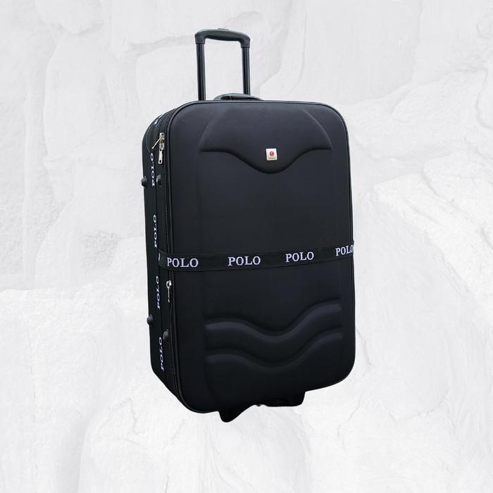 Gambar Koper Kain 28 Inch Roda 2 / Polo Classic / Kanvas Tebal /Koper Premium - BLACK dari Bagpark Pusat Tas undefined Tokopedia