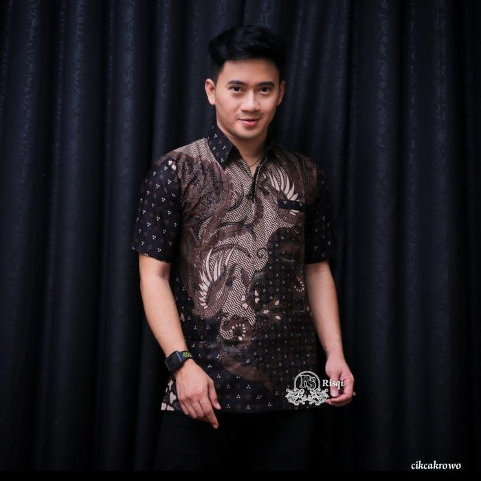 Gambar Hem batik kece / hem batik seragam / - Hitam 2, L dari Juna Store92 undefined 4 Tokopedia
