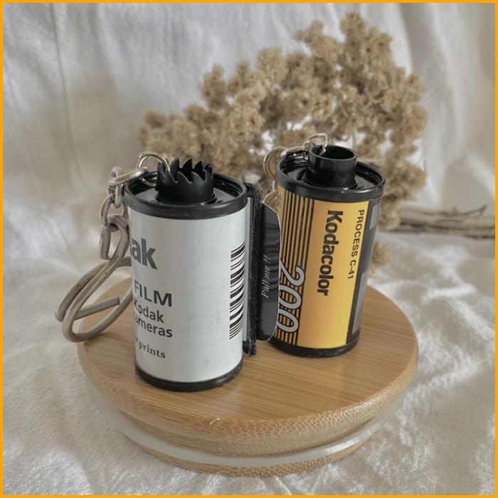 Jual Roll Film Keychain Custom Gantungan Kunci Roll Kodak
