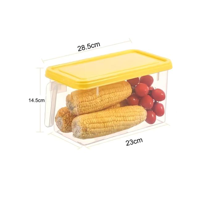 Gambar Kotak makanan food storage box container tempat penyimpanan kulkas - YELLOW dari Indo Shop Jakarta undefined Tokopedia