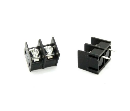Gambar KF7.62-2P 2 Pin 7.62mm pitch connector pcb screw terminal block - Hitam dari Rajacell Bekasi undefined Tokopedia