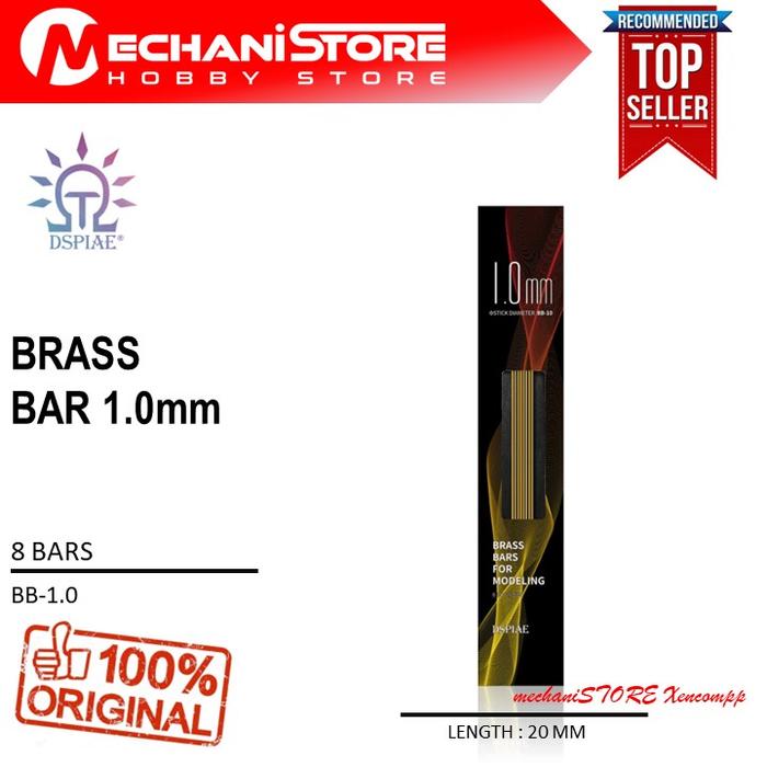 Gambar DSPIAE BRASS BAR FOR MODELING - COPPER ROD - BESI TEMBAGA CUSTOM - 1.0 MM dari mechaniSTORE Bandung undefined Tokopedia