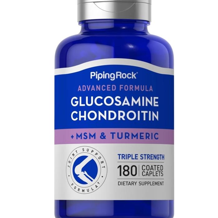 Gambar Pipingrock triple strength glucosamine chondroitin msm turmeric isi 90 - Horbaach 180 dari Vitamindo undefined 4 Tokopedia