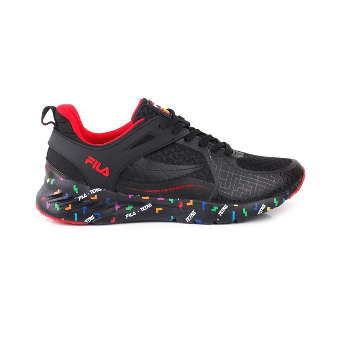 Gambar FILA X TETRIS Overpass Line Men Shoes - Black/Black/Red - 42 dari FILA Official Store undefined Tokopedia