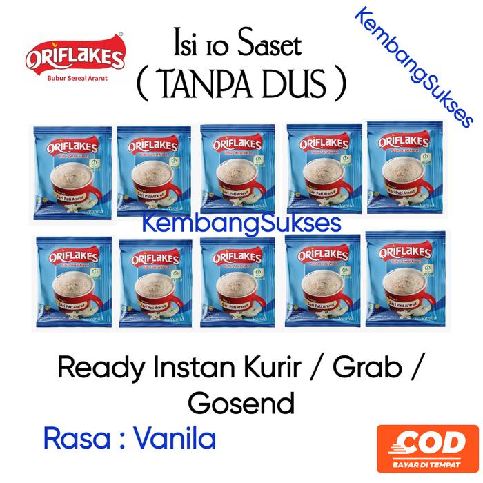 Gambar Oriflakes saset isi 5 sachet sereal sehat umbi garut asam lambung maag - Vanila isi 10 dari KembangSukses undefined Tokopedia