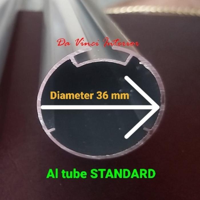 Gambar Aluminium roller blind dan bottom rail - AL tub STANDARD dari Da Vinci Interior Design undefined Tokopedia