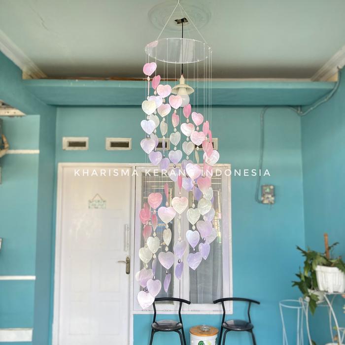 Gambar Capiz Shell Wind Chimes Home Decor Kerang Capiz by Kharisma Kerang dari Kharisma Kerang Indonesia undefined Tokopedia