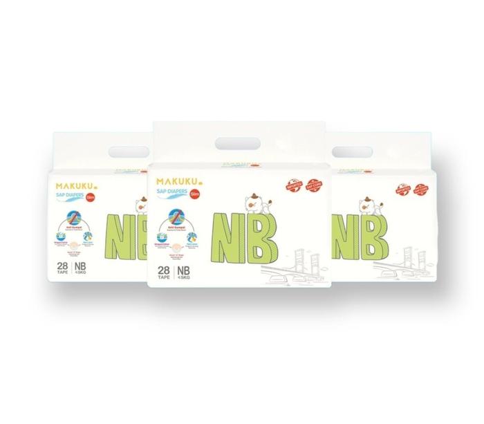 Gambar MAKUKU BABY AIR DIAPER SLIM - NB TAPE ISI 28 dari Ccare Indonesia undefined Tokopedia