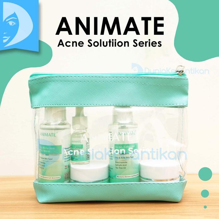 Gambar Animate Instant Whitening Series 5in1 Paket Skincare Wajah Brightening - Acne Series dari TOKO DUNIA KECANTIKAN undefined Tokopedia