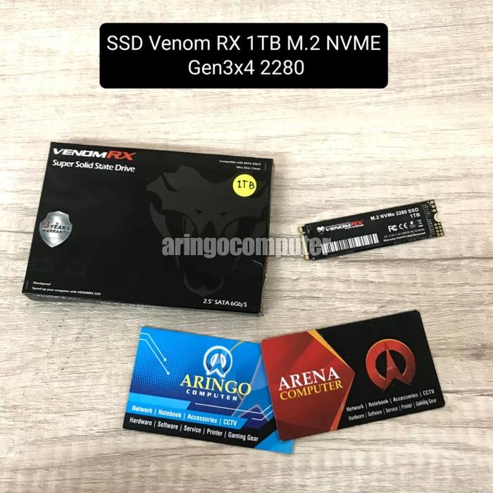 Gambar SSD Venom RX 1TB M.2 NVME Gen3x4 2280 dari Aringo Computer Samarinda undefined Tokopedia