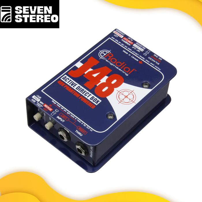 Radial Di Box Radial J48 Stereo DI Box - Professional Active