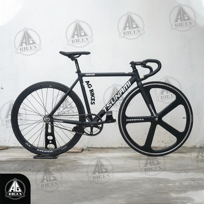 Gambar Sepeda Fixie Terlaris Tsunami snm 100 Alloy Ringan dan Kokoh ! - Dennos+Kotak dari AG BIkes undefined Tokopedia