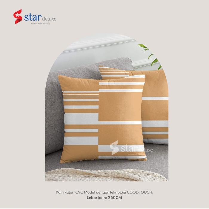 Gambar Sarung Bantal Sofa Katun ukuran 40x40 45x45 50x50 dan 60x60 canvas - Kuning, 40x40 dari Nirana Home undefined Tokopedia
