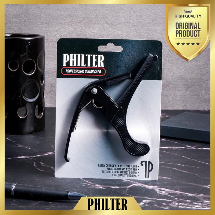Gambar Aksesoris Capo/Kapo Penjepit Gitar Akustik - Acoustic Guitar Capo - ABS Hitam dari Tan Store Official undefined Tokopedia