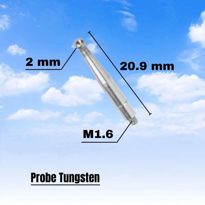 Gambar Jarum dial gauge needle indicator Probe Jarum dial indikator pengganti dial mitutoyo dll - M1.6 T 20.9mm dari measuringsolution77 undefined Tokopedia