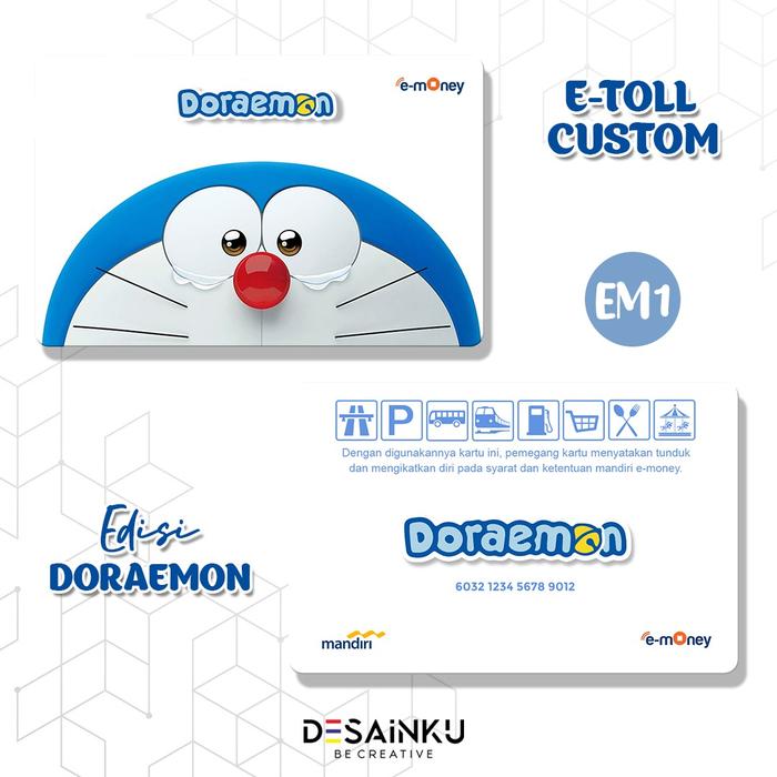 Gambar E-toll Edisi Doraemon / E-toll Custom / E-toll Anime - EM9, Emoney dari Desainku 99 undefined 5 Tokopedia