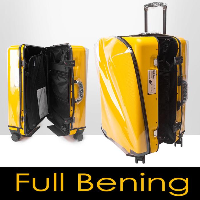 Gambar Sarung Cover Koper Elastis Transparan Bahan Plastik PVC Waterproof - Full Bening, 22 inch dari Celebre.shop undefined Tokopedia