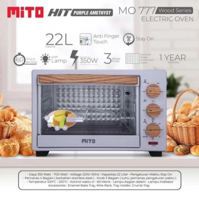 Gambar oven Mito mo777 hit 22 liter - purple wood dari Anekaalatrumahtangga undefined Tokopedia