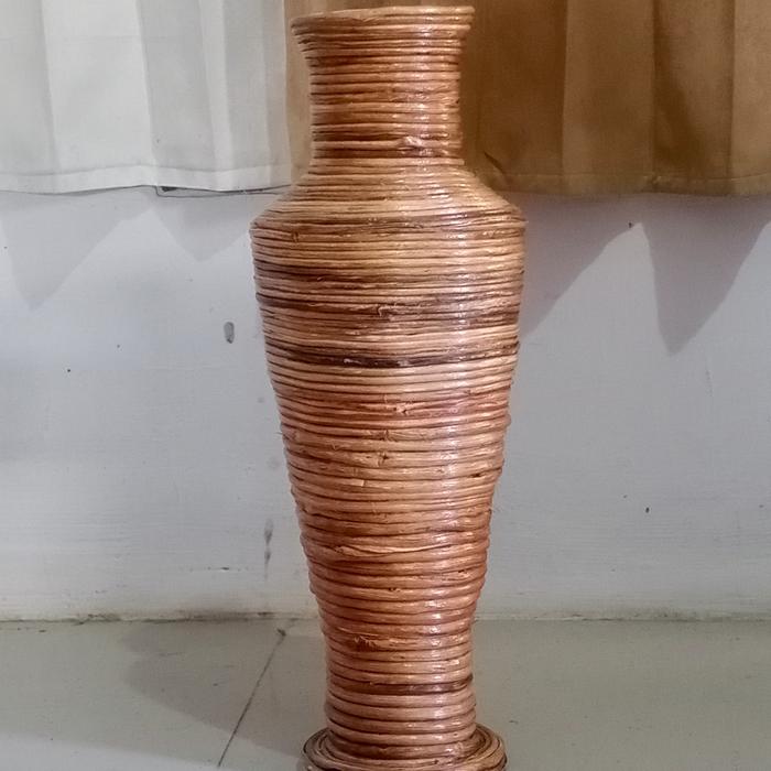 Gambar POT GUCI BUNGA KERING POT RUSTIC - AKAR, 40cm dari galarimalang undefined Tokopedia