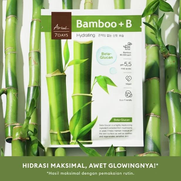 Gambar Ariul 7 Days Sheet Mask 20 g - Masker Wajah - BAMBOO+B dari SUPERSOO undefined Tokopedia
