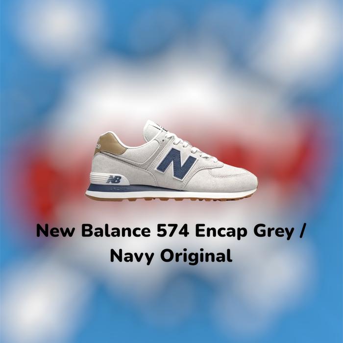 Promo New Balance 574 White Navy ORIGINAL (WL574LGI) WHITE NAVY - Main Image