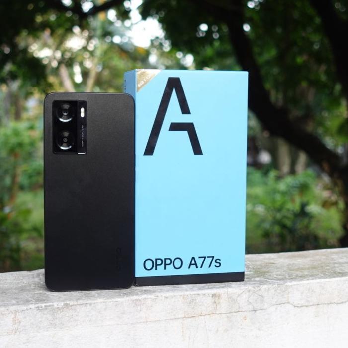 Gambar oppo a77s 8/128 FREE GIFT BUDS2 PERSEDIAAN TERBATAS - Hitam dari Mywearing undefined Tokopedia