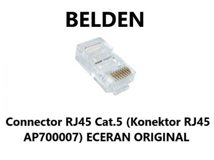 Jual BELDEN Connector RJ45 Cat.5 (Konektor RJ45 AP700007) ECERAN ...