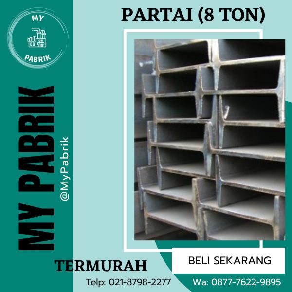 Gambar INP 100 x 6 meter - BESI BAJA WF IWF 100 x 50 x 6m + PPN - PARTAI (8 TON), 1 kg dari MyPabrik undefined Tokopedia