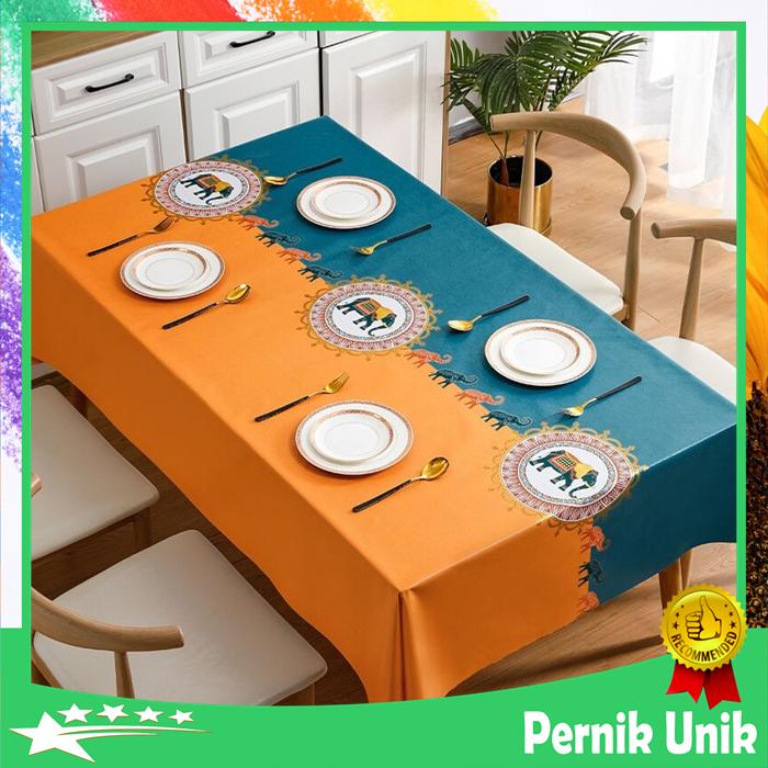 Gambar Taplak Meja Makan Jumbo Besar Motif Minimalis Modern Premium Anti Air - Esthetic32 dari pernikunikstore undefined Tokopedia