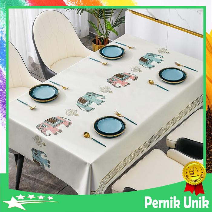 Gambar Taplak Meja Makan Jumbo Besar Motif Minimalis Modern Premium Anti Air - Esthetic33 dari pernikunikstore undefined Tokopedia