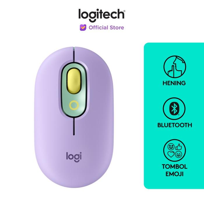 Gambar Logitech POP Mouse Wireless Bluetooth Silent Emoji Keys - Daydream dari Daftar Harga Komputer undefined Tokopedia